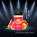 Vape pena pod yang dapat diisi ulang 600puff yang dapat diteruskan sekali pakai